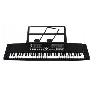 Детски синтезатор с функции и стойка за ноти, 54 клавиша