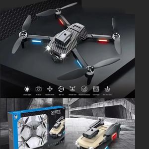 Дрон с камера HD, сгъваем, LED светлини и режими за начинаещи