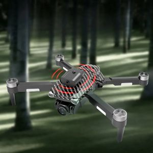 Дрон с камера HD, сгъваем, LED светлини и режими за начинаещи