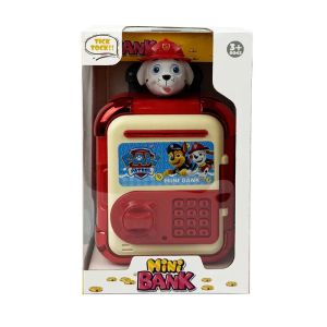 Детска касичка Paw Patrol с парола и слот за монети и банкноти