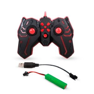 Детски танк с дистанционно управление, мащаб 1:10, светлини и звук