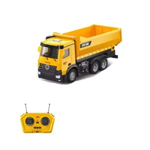 Детски самосвал с дистанционно управление, повдигаща се каросерия и светлинни ефекти