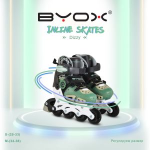Ролери Dizzy зелен S-(29-33)