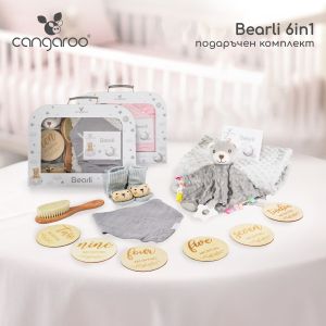 Подаръчен комплект 6в1 Bearli сив