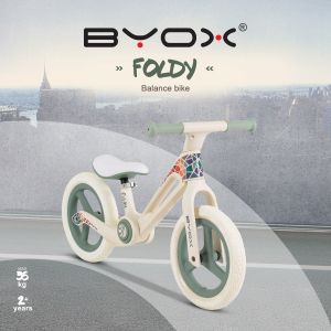 Велосипед балансиращ Foldy зелен