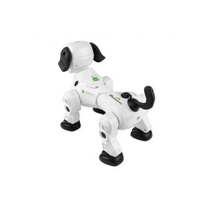 Интерактивно куче робот, С дистанционно управление, Пушек и светлини, Бяло