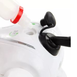 Интерактивно куче робот, С дистанционно управление, Пушек и светлини, Бяло