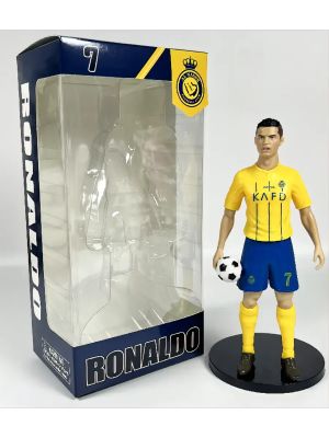 Фигура футболист Роналдо, Ал Насър, С топка, 20 см