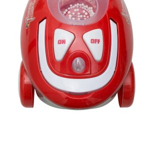 Детска прахосмукачка, С реалистични звуци, Светлини, Червена