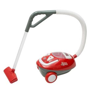Детска прахосмукачка, С реалистични звуци, Светлини, Червена