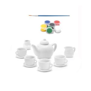 Комплект за чай от керамика, 15 части, Съдове за оцветяване