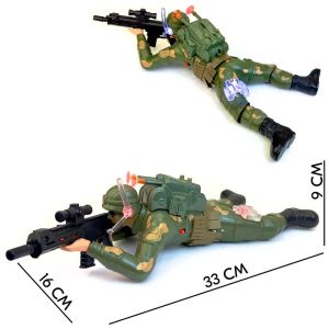 Радиоуправляем войник с оръжие, Светлини и звук, 2.4GHz
