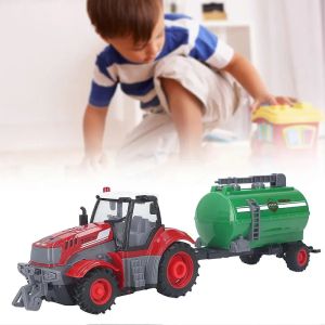 Детски трактор, С дистанционно и ремарке цистерна, USB зарядно