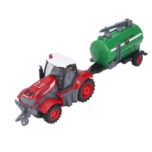 Детски трактор, С дистанционно и ремарке цистерна, USB зарядно