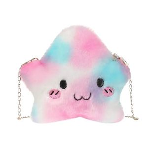 Детски комплект за грим с пухкава чантичка звездичка