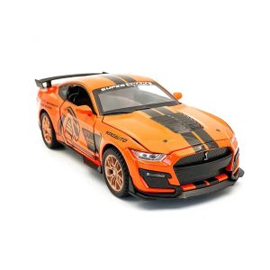 Метален модел кола Mustang Shelby GT500 – 1:24, Оранжев, Без опаковка