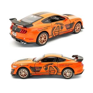 Метален модел кола Mustang Shelby GT500 – 1:24, Оранжев, Без опаковка