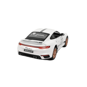 Метална количка Porsche 911 GT3, С отварящи се врати, Бял, 1:32, Без опаковка