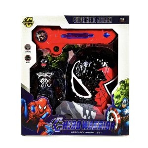 Комплект супергерой Venom и Спайдърмен – с маска, меч със светлини и звуци