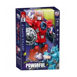 Детски робот, С пушек и движещи се части, Червен