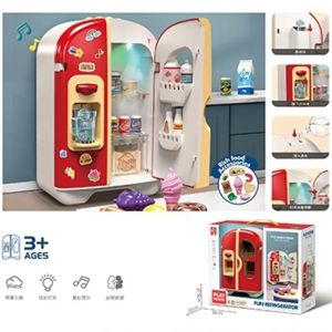 Детски хладилник с осветление и аксесоари