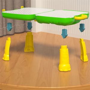 Детски конструктор Dino Zone с винтоверт и маса – 315 части