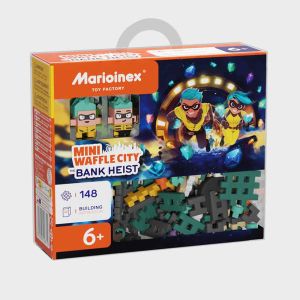 Мини вафлен конструктор Marioinex Банков обир, 148 части
