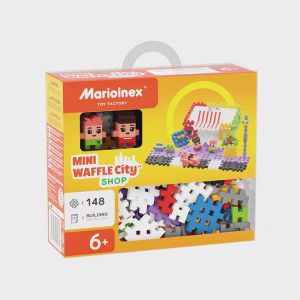Мини вафлен конструктор Marioinex Градски магазин, 148 части