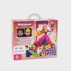 Мини вафлен конструктор Marioinex Кула на фантазиите, 148 части