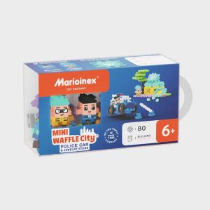 Мини вафлен конструктор Marioinex Обир в магазина за бижута, 80 части