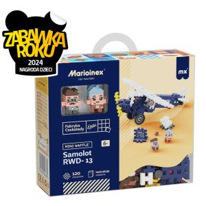 Мини вафлен конструктор Marioinex Самолет RWD-13, 120 части