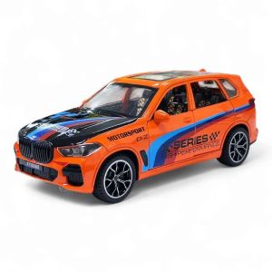 Метален автомобил BMW X5 M – мащаб 1:24, оранжев, Без опаковка