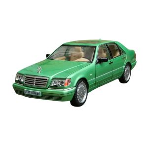 Метална кола Mercedes-Benz S-Class 320 W140 – 1:24, зелена, Без опаковка