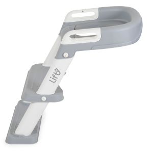 Детска тоалетна седалка със стълба Lifty сив