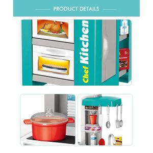 Детска кухня с течаща вода и аксесоари – 70 см