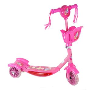Музикална тротинетка  розова
