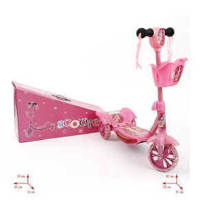 Музикална тротинетка  розова