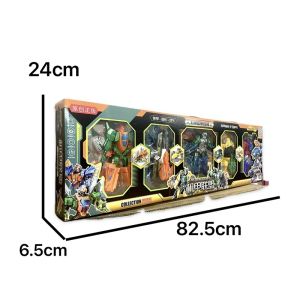 Комплект трансформиращи роботи Mesh Alliance – 5 фигури в 1