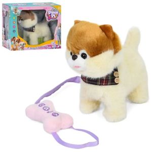 Интерактивно плюшено кученце Plush Pet – ходи, издава звуци и записва глас