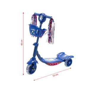 Музикална тротинетка  синя
