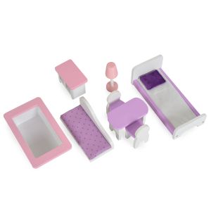 Дървена къща за кукли с обзавеждане Anna 4121