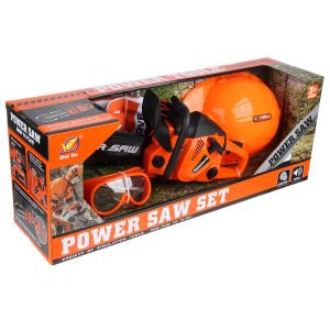 Комплект детска резачка – Каска, Очила и Ръкавици