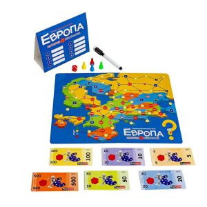 Настолна образователна игра „Европа – История и География“ – PlayLand, 8+