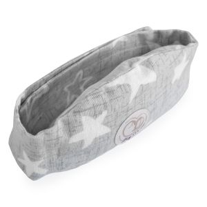 Колан против колики-сив бели звезди