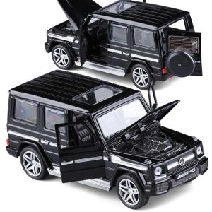 Метален джип Mercedes G-class AMG, със звук и светлини, черен