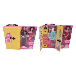 Комплект кукли с гардероб Alisa, мъж и жена 