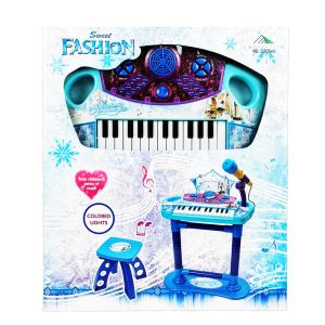 Детско пиано с микрофон и столче