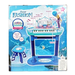 Детско пиано с микрофон и столче