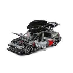 Метална кола Audi RS6 Avant 1:32 – камуфлаж, Сив, Без опаковка