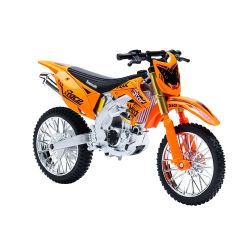 Метален кросов мотор, 1:10, Off-Road, Оранжев, Детайлен модел